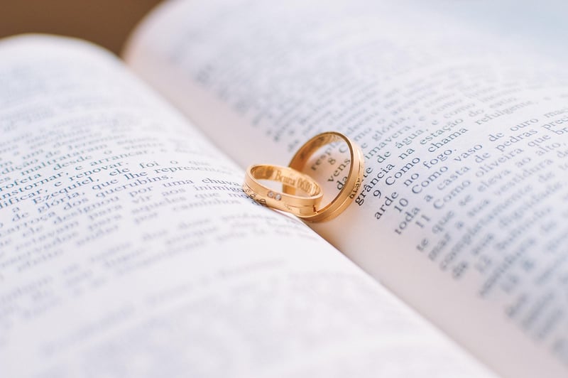 Romantic Sunset Vows
